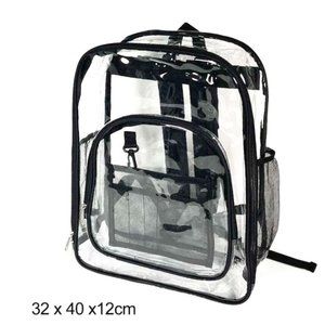 CLEAR TRANSPARENT BACKPACK